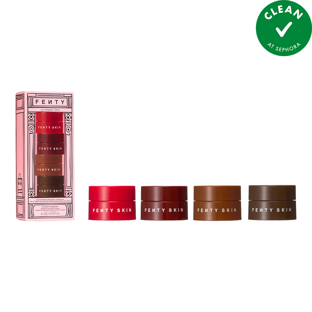 Lil Puddin' Pots Mini Intensive Recovery Lip Mask Set (Holiday Limited Edition)