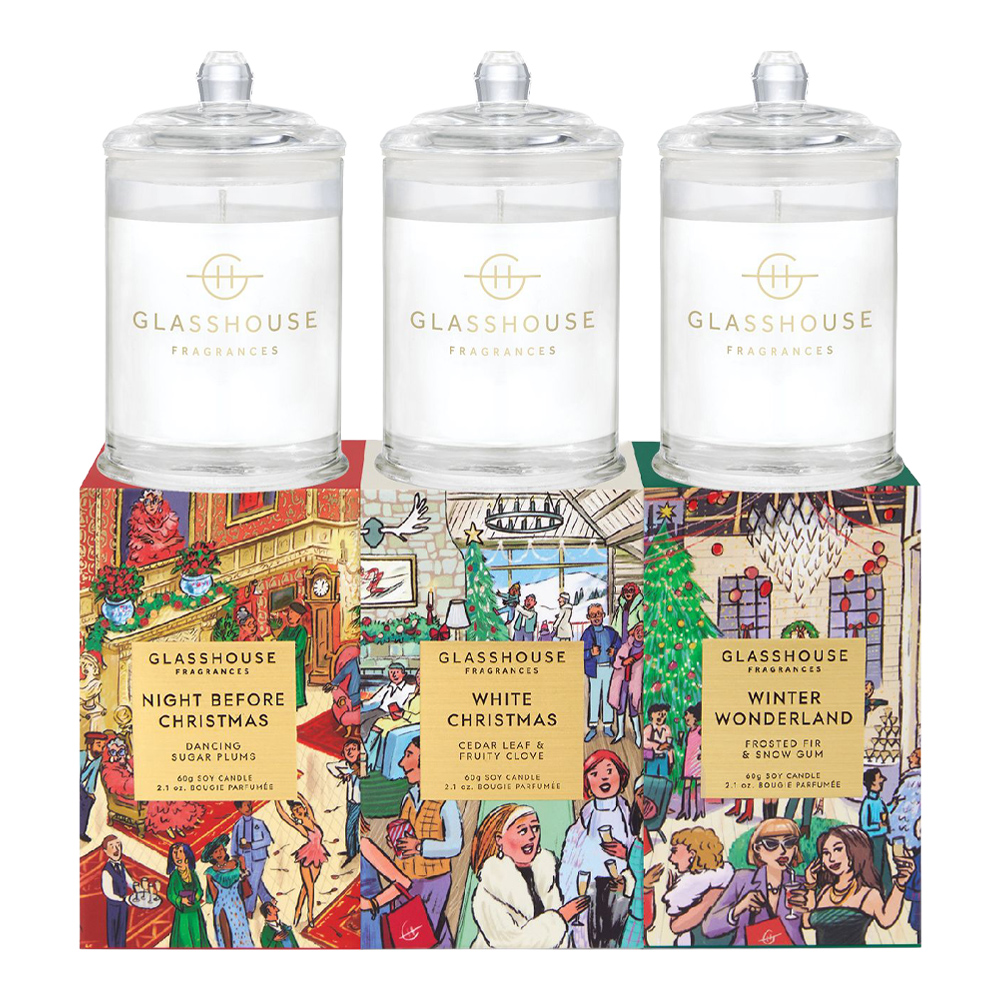Christmas Soy Candle Trio (Holiday Limited Edition)