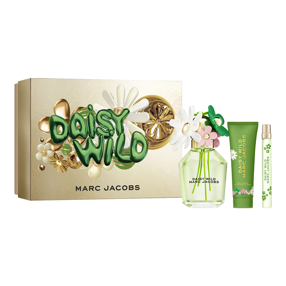 Marc Jacobs Beauty Daisy Wild Eau De Parfum For Women Trio (Holiday Limited Edition)