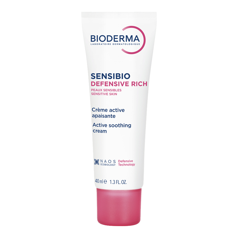 BIODERMA Sensibio Defensive Rich Soothing Nourishing Moisturiser for Sensitive Skin 40ml