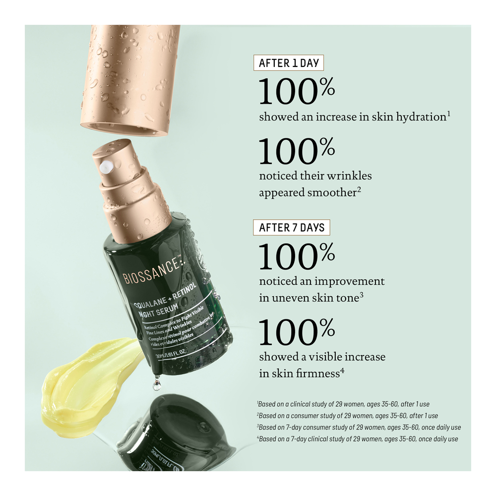 Buy Biossance Squalane + Retinol Night Serum | Sephora New Zealand