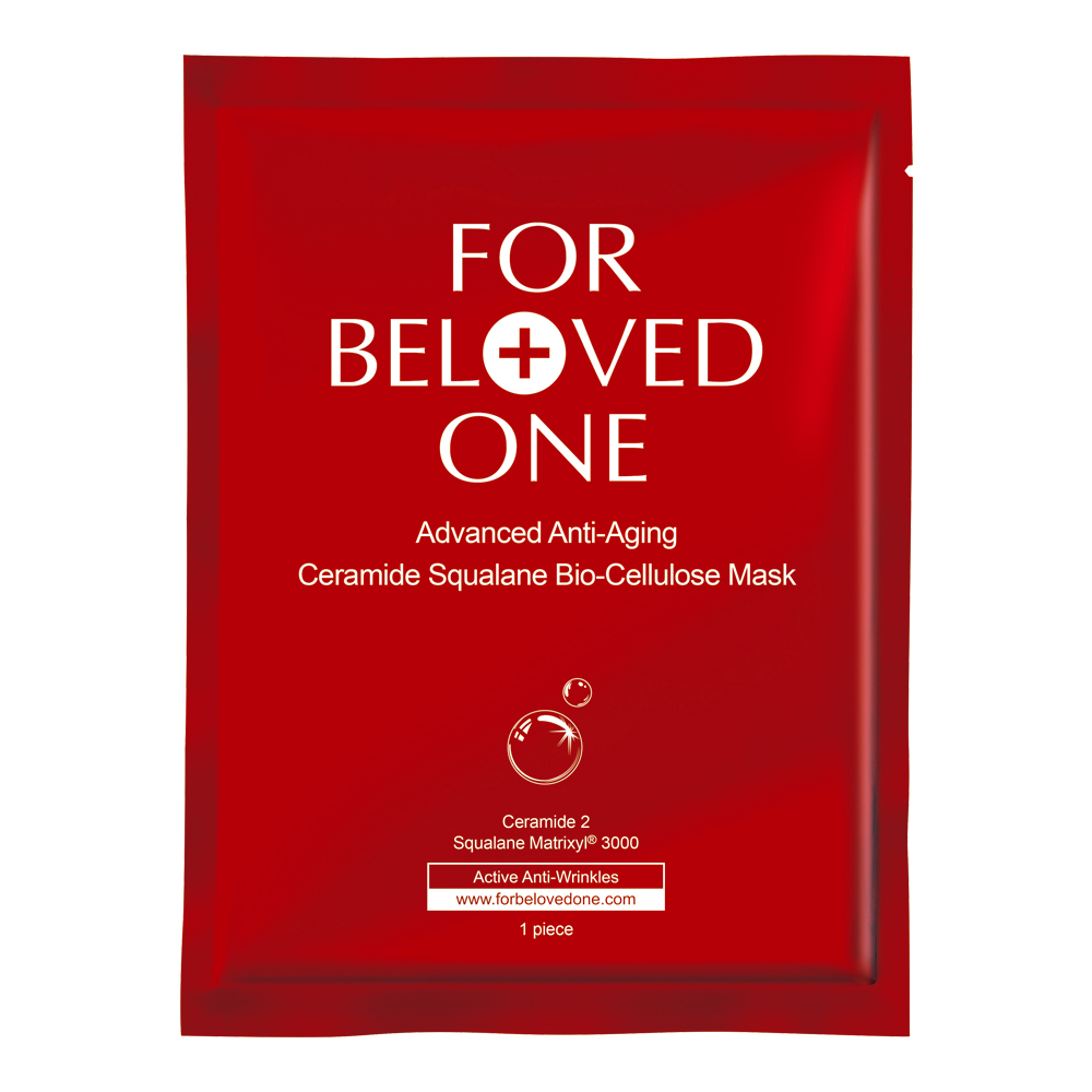 Advanced Anti-Aging Ceramide Squalane Bio-Cellulose Mask