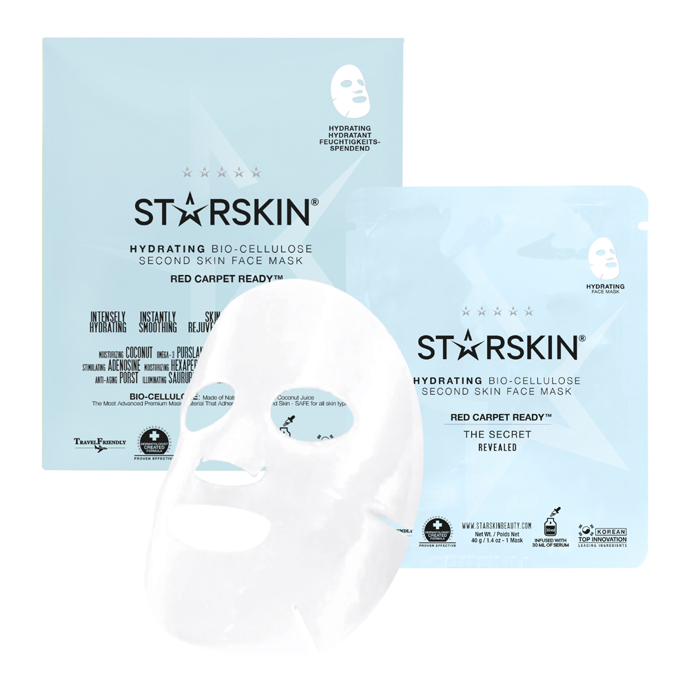 Red Carpet Ready™ Hydrating Bio-Cellulose Second Skin Face Mask