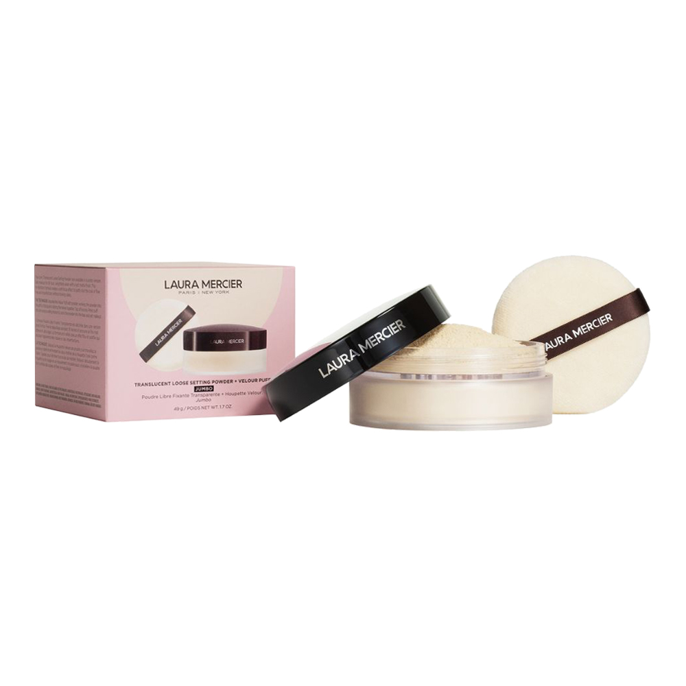 Translucent Loose Setting Powder & Velour Puff Jumbo (Limited Edition)