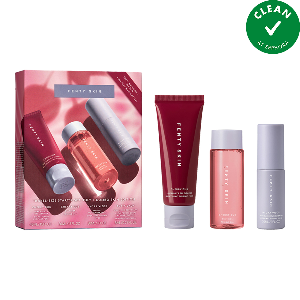 Travel-Size Start'R Set: Oily + Combo Skin Edition
