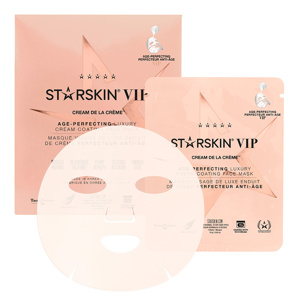 VIP Crème De La Crème™ Age-Perfecting  Luxury Cream Coated Sheet Face Mask