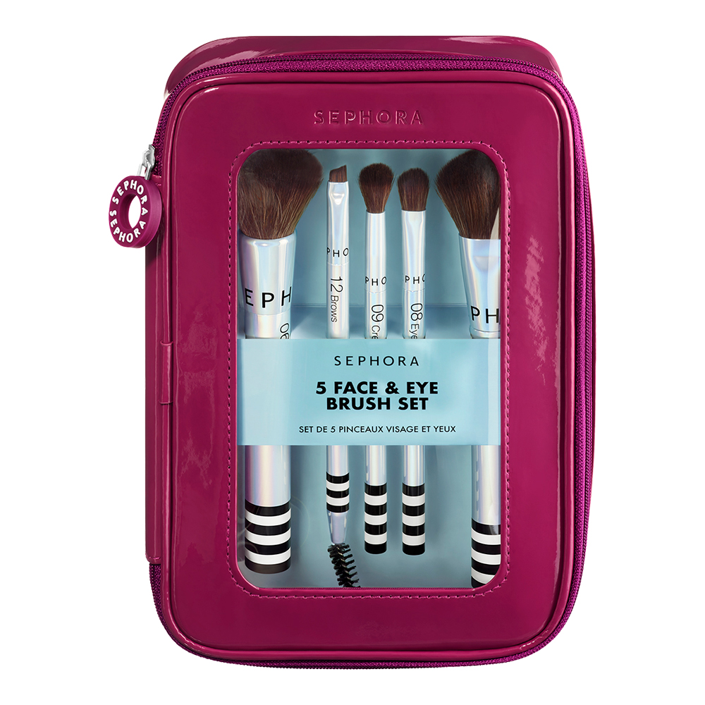 5 Face & Eye Brush Set (Holiday Limited Edition)