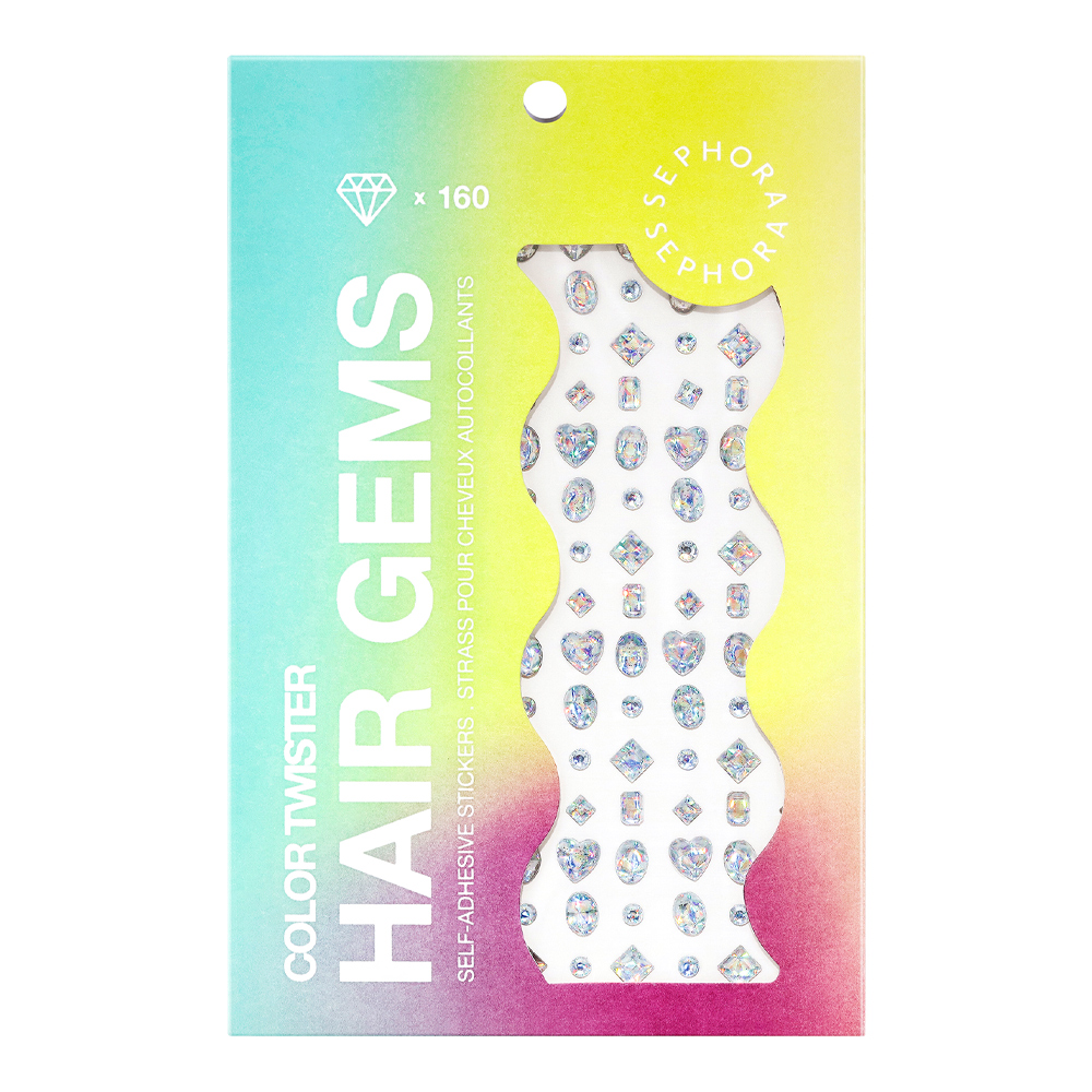 Color Twister Self-Adhesive Hair Gems