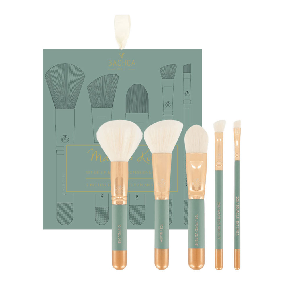 Makeup Brush Eucalyptus Set