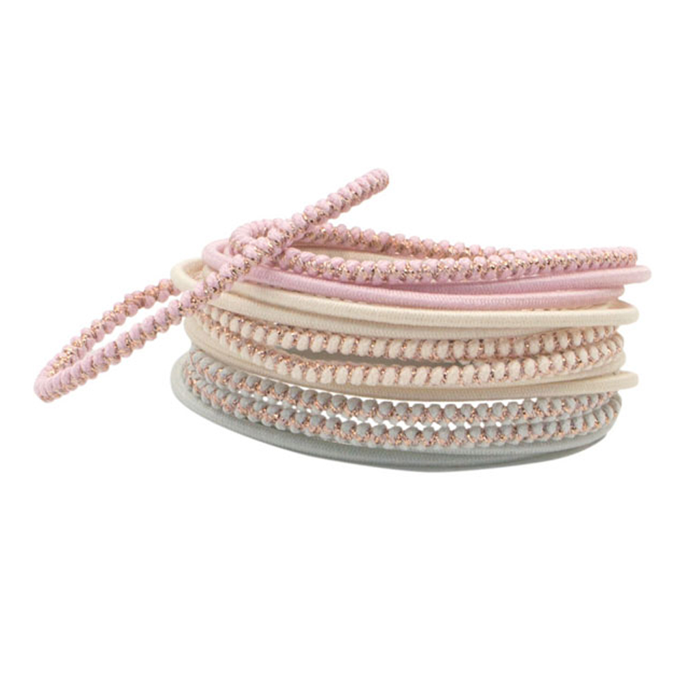 Thin Elastics Pastel-Colored