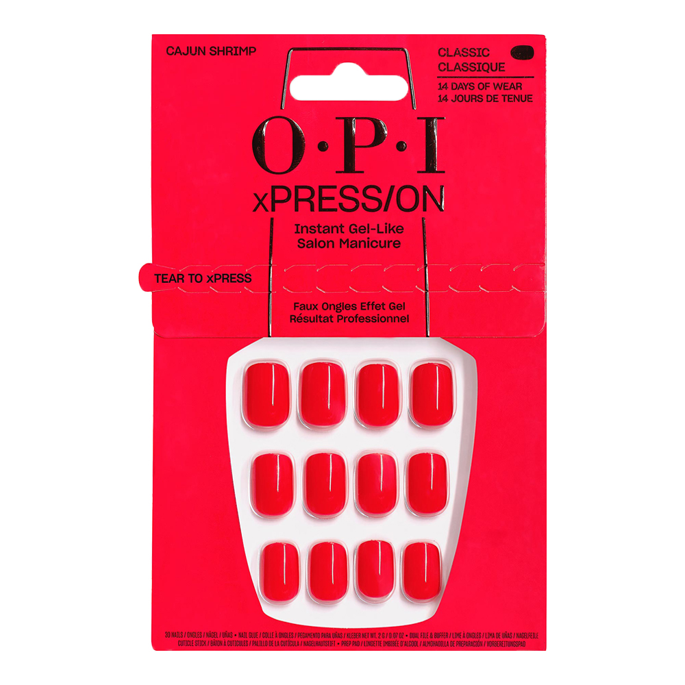 Cajun Shrimp Xpress/On Instant Gel-Like Salon Manicure Set (Limited Edition)