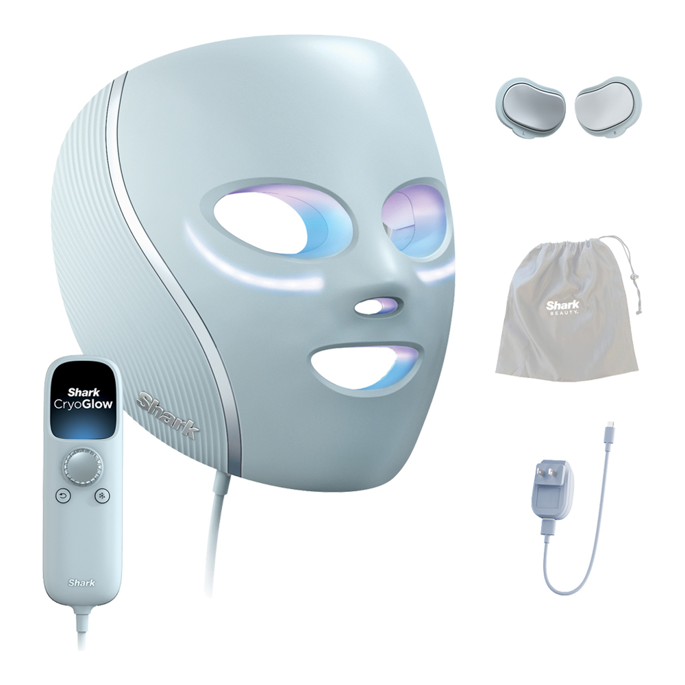 Cryoglow™ Cooling + LED Face Mask Blue Frost