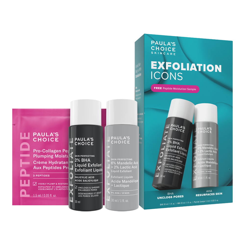 Exfoliation Icons Set