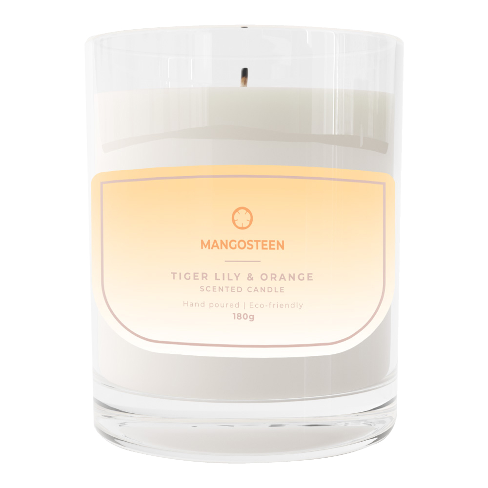 Tiger Lily & Orange Scented Candle