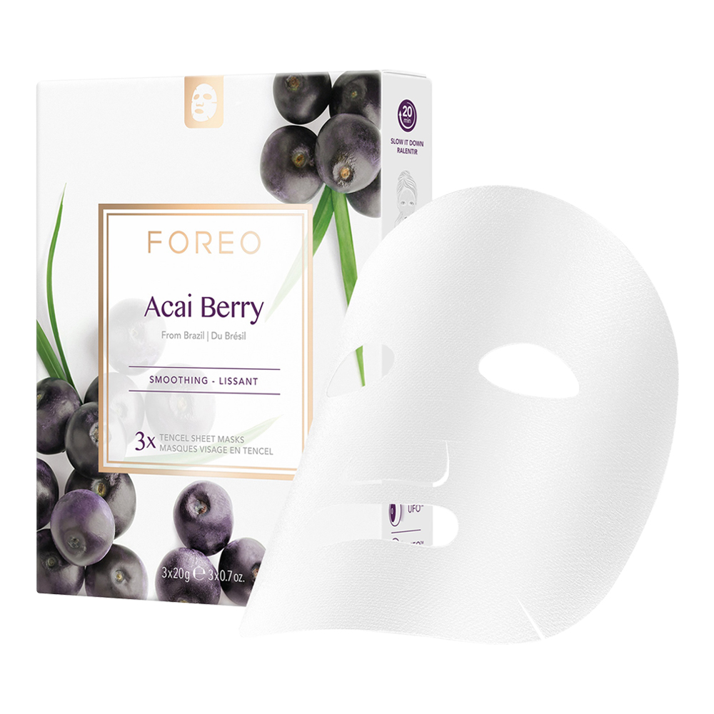 Farm To Face Acai Berry Smoothing Tencel Sheet Mask Set