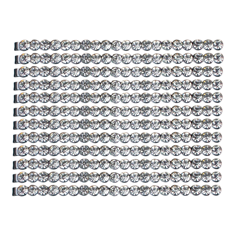 Kitsch x Justine Marjan Classic Rhinestone Bobby Pins