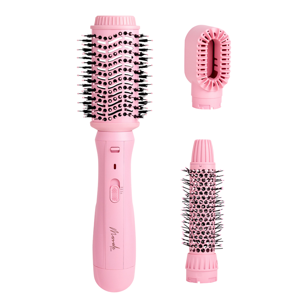 Interchangeable Blow Dry Pink Brush Set