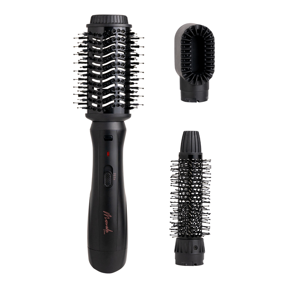 Interchangeable Blow Dry Black Brush Set