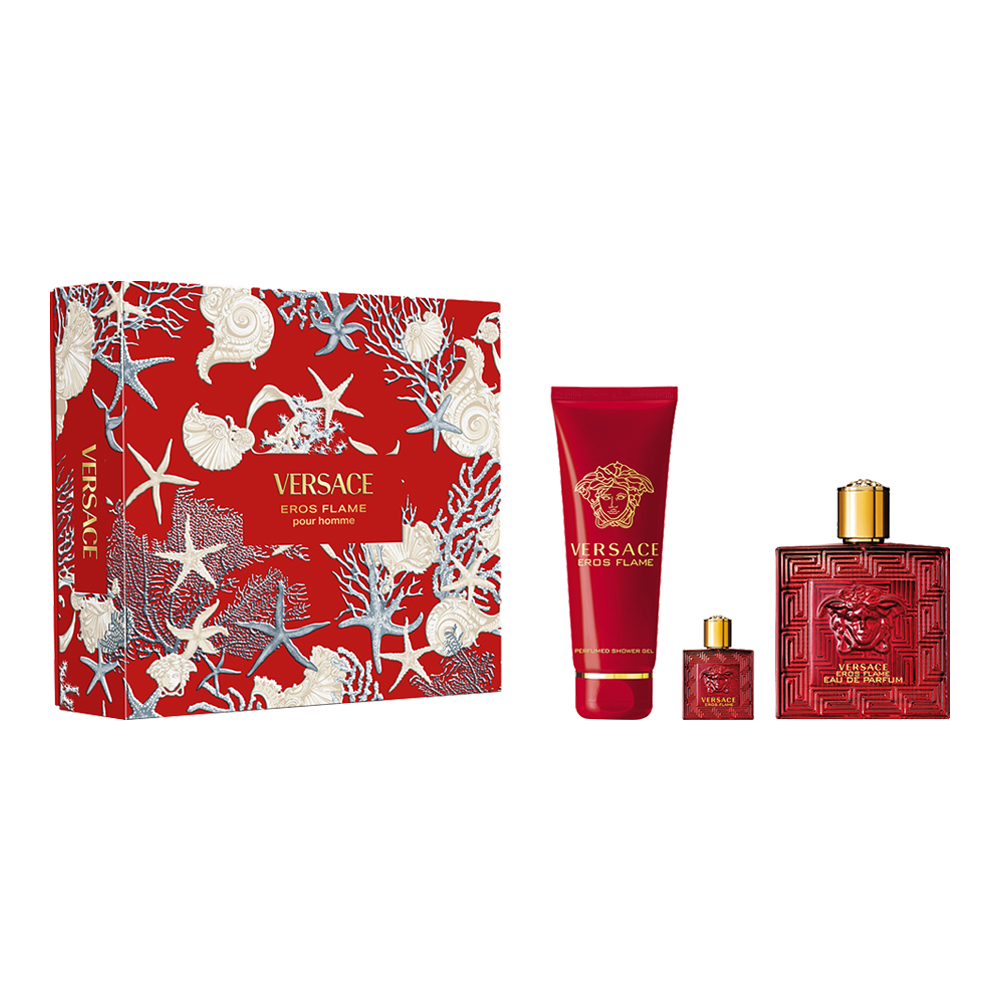 Eros Flame Pour Homme Eau De Parfum Set (Limited Edition)
