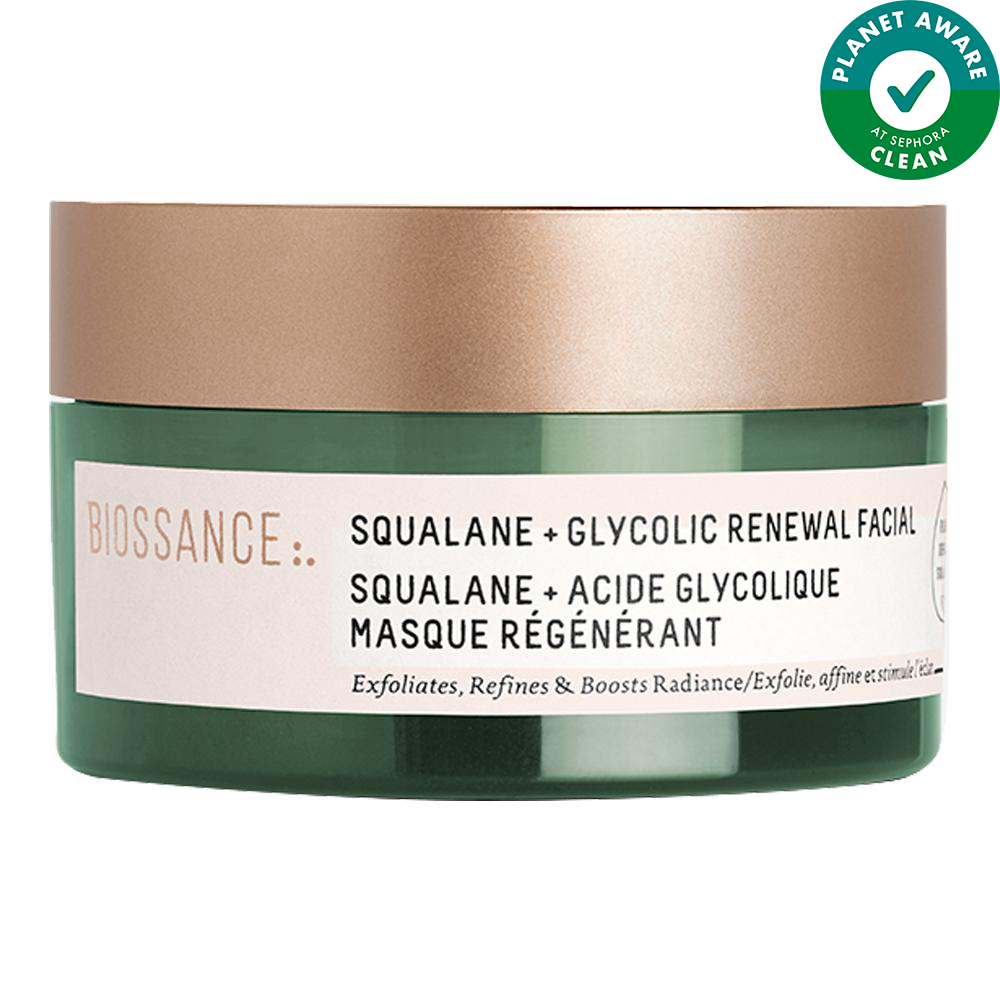 Squalane + Glycolic Renewal Facial Mask