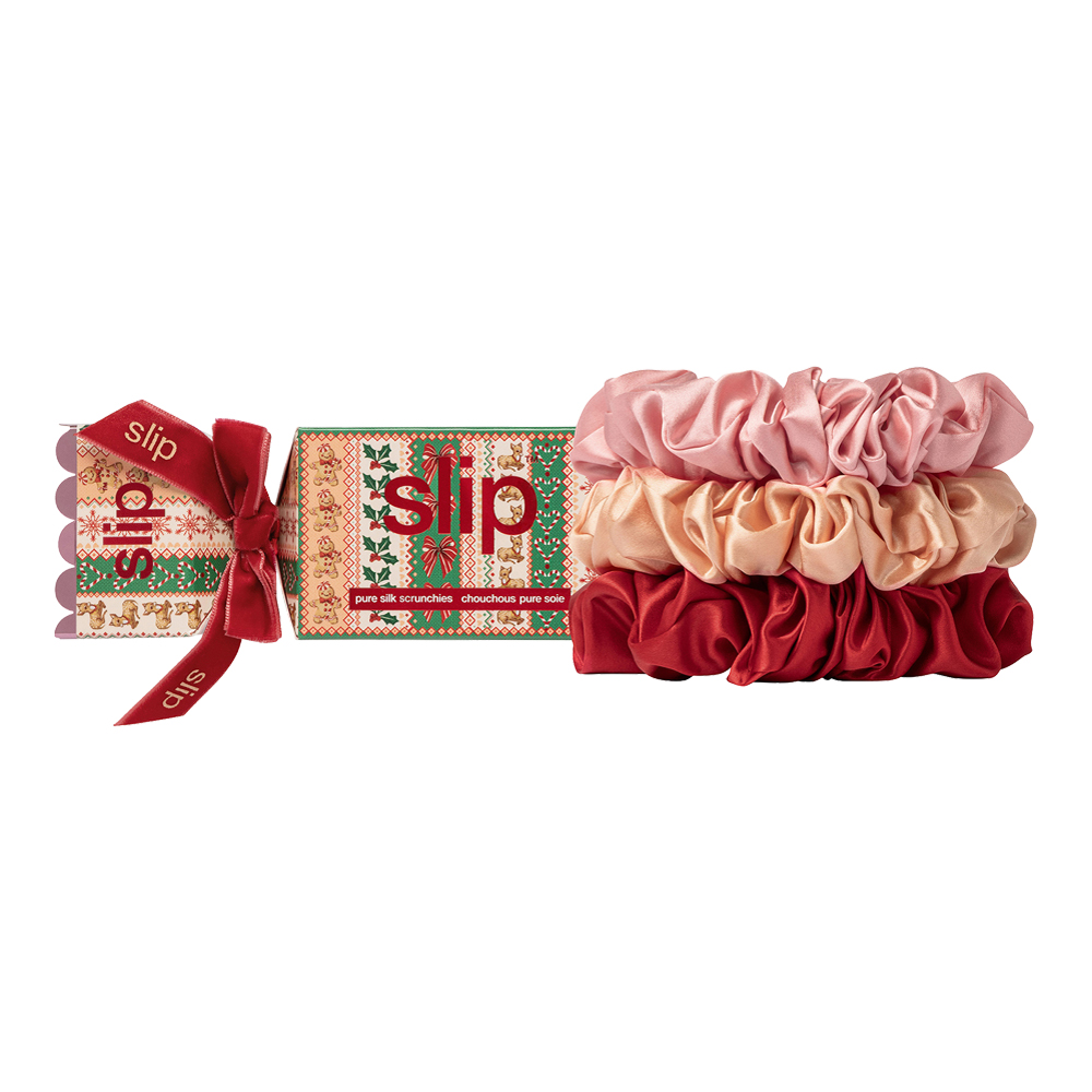 Pure Silk Scrunchie Cracker Trio (Holiday Limited Edition)