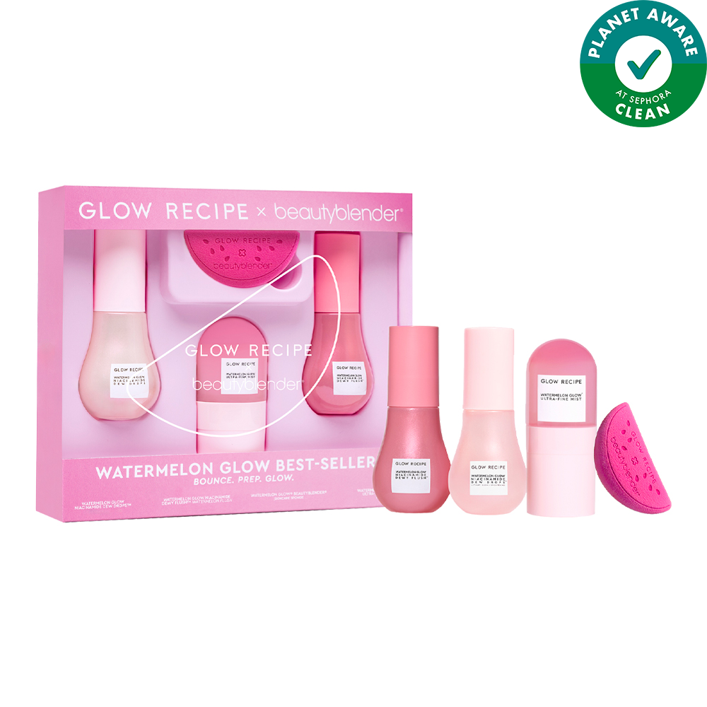 Beautyblender®X Glow Recipe Watermelon Glow Best-Sellers Kit (Limited Edition)