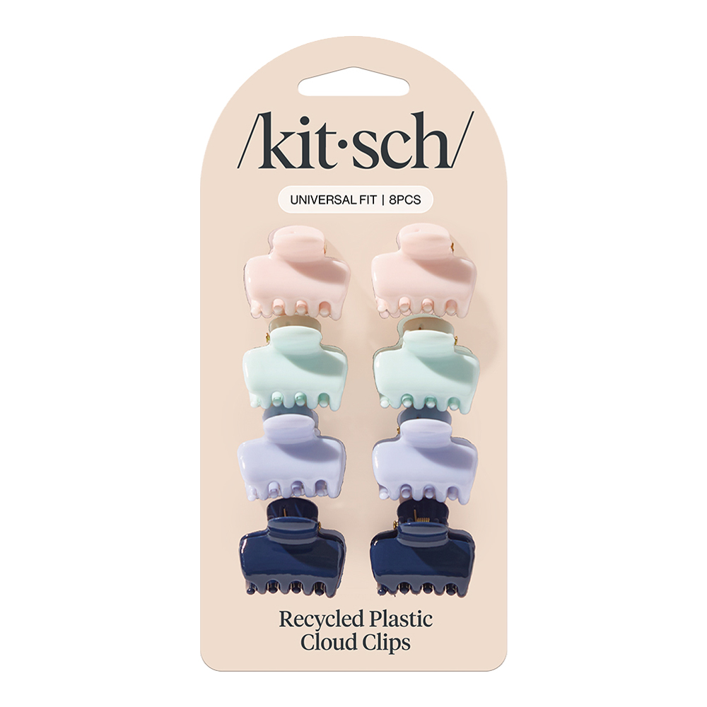 Recycled Plastic Mini Claw Clips Set