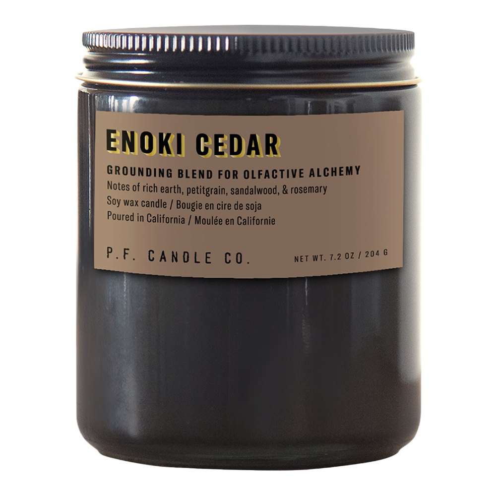 Enoki Cedar Soy Candle