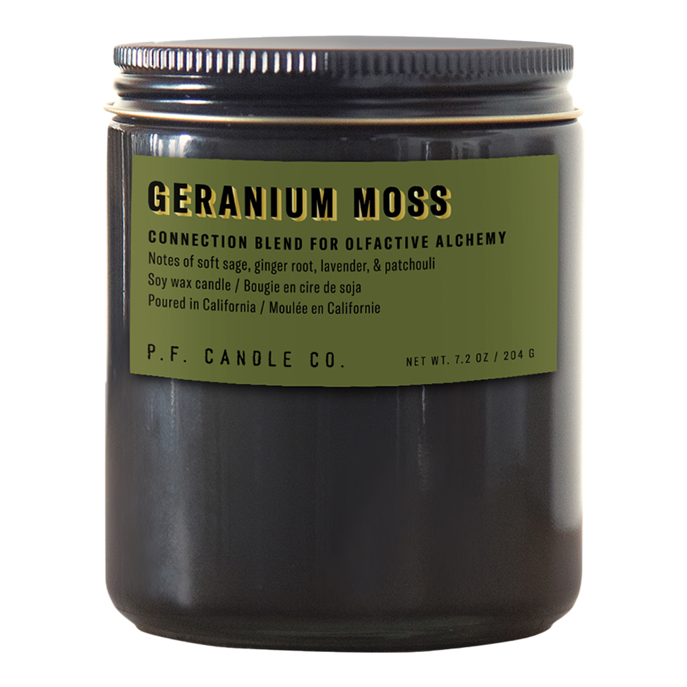 Geranium Moss Soy Candle