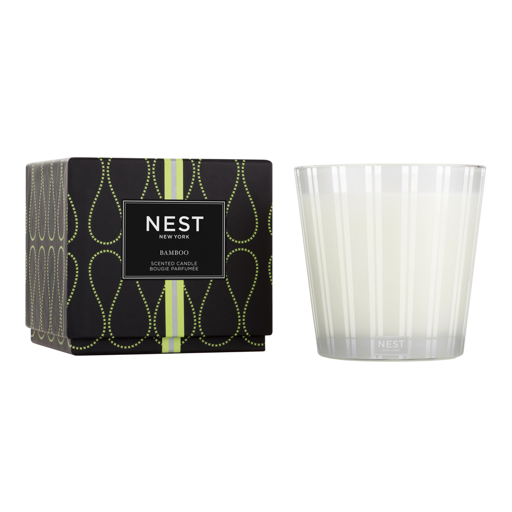 Bamboo 3-Wick Scented Candle