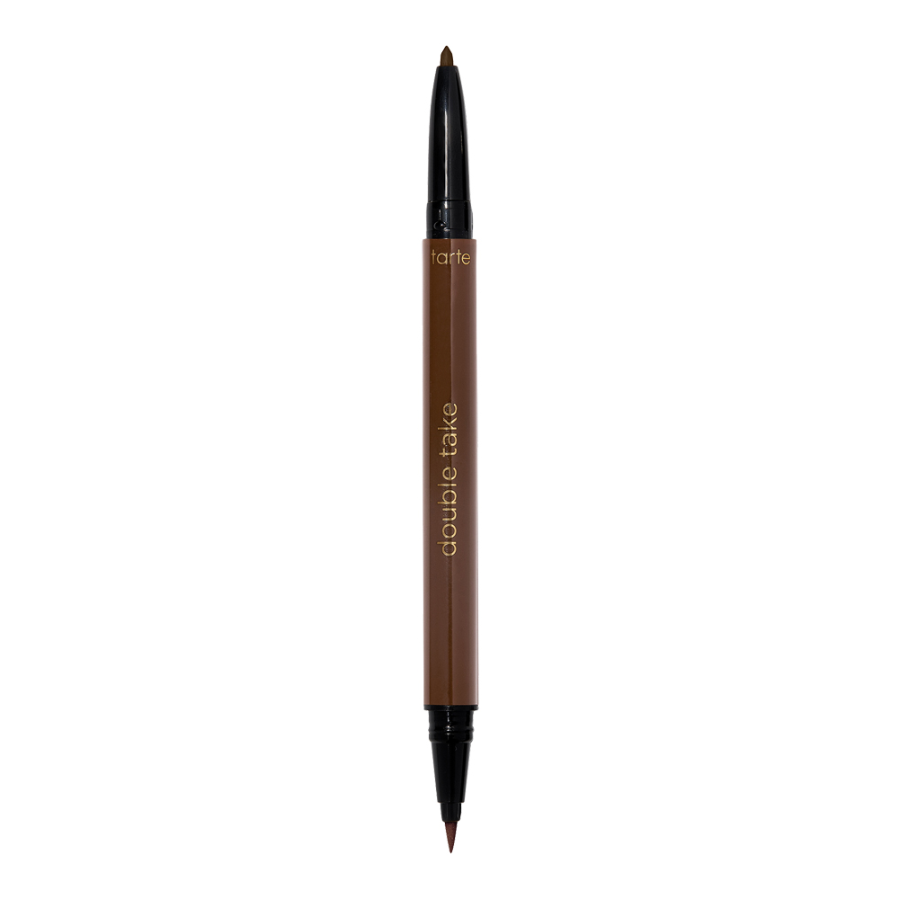 Tarte Double Take Eyeliner – Doppelseitig Mit Flüssigliner & Kajal, Braun, Vegan, Langanhaltend