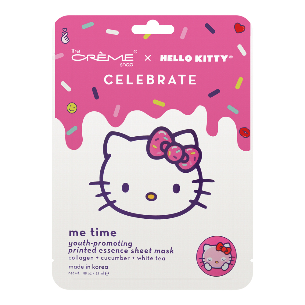 The Crème® Shop X Hello Kitty® Celebrate Me Time Printed Essence Sheet Mask