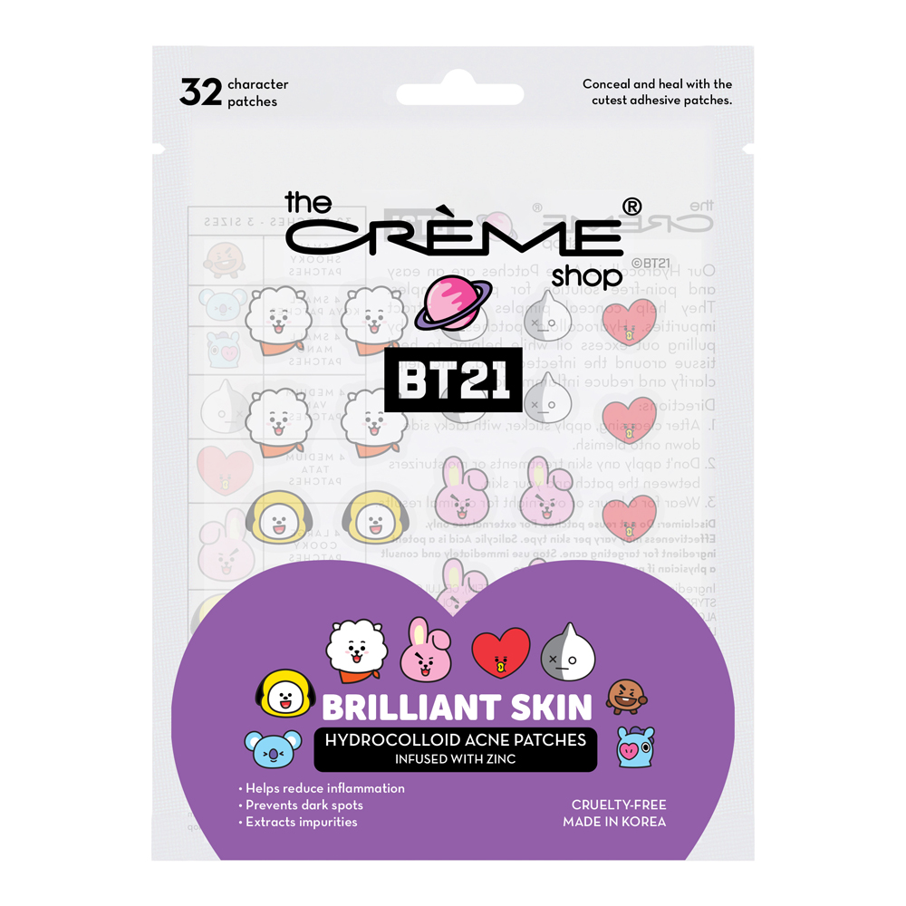BT21: Brilliant Skin Hydrocolloid Acne Patches (Limited Edition)