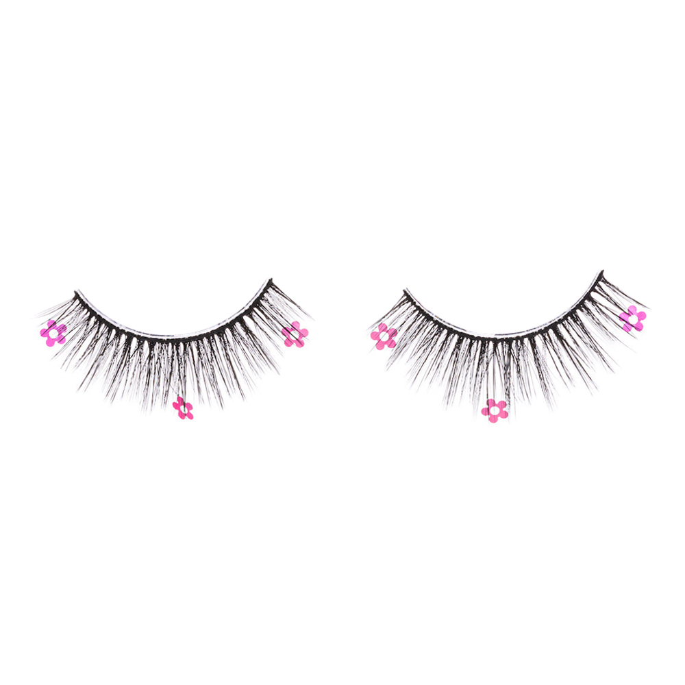 Pink Floral Lashes