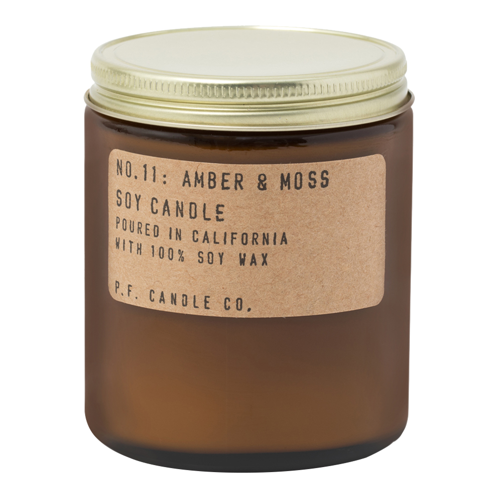 Amber & Moss Soy Candle