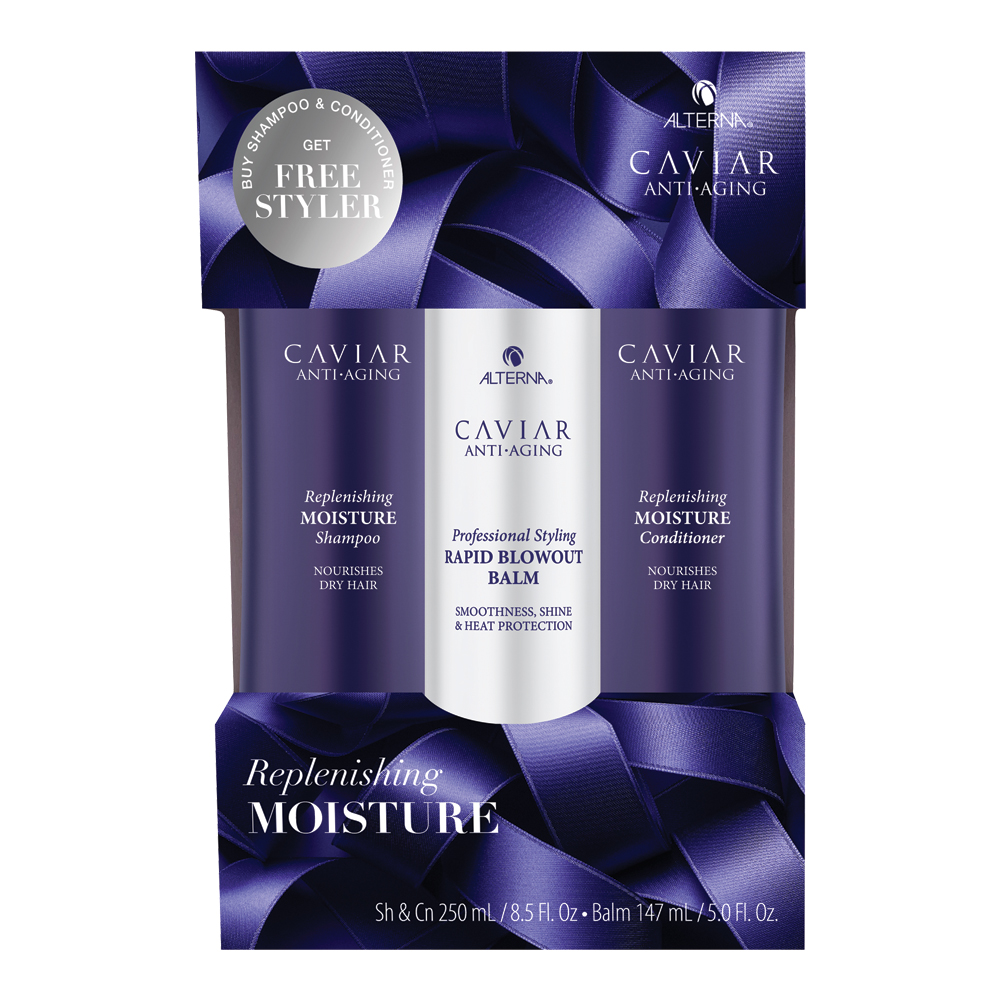 Caviar Anti-aging Replenishing Moisture Haircare Trio