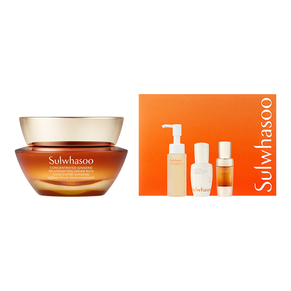 Concentrated Ginseng Rejuvenating Cream Rich Set