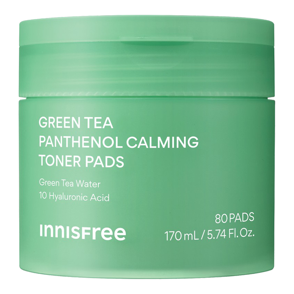 Green Tea Panthenol Calming Toner Pads