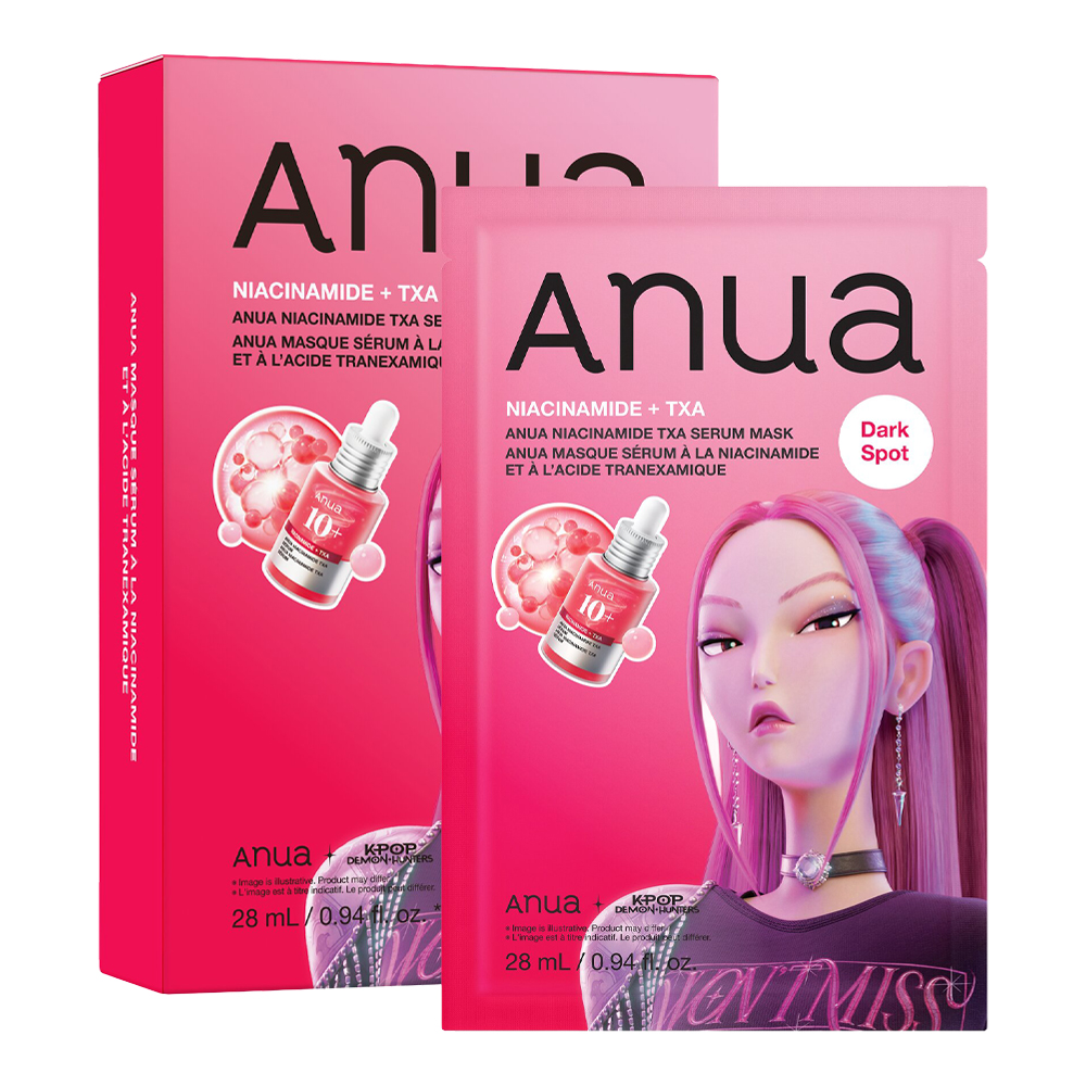 Kpop Demon Hunters X Anua Niacinamide TXA Serum Mask
