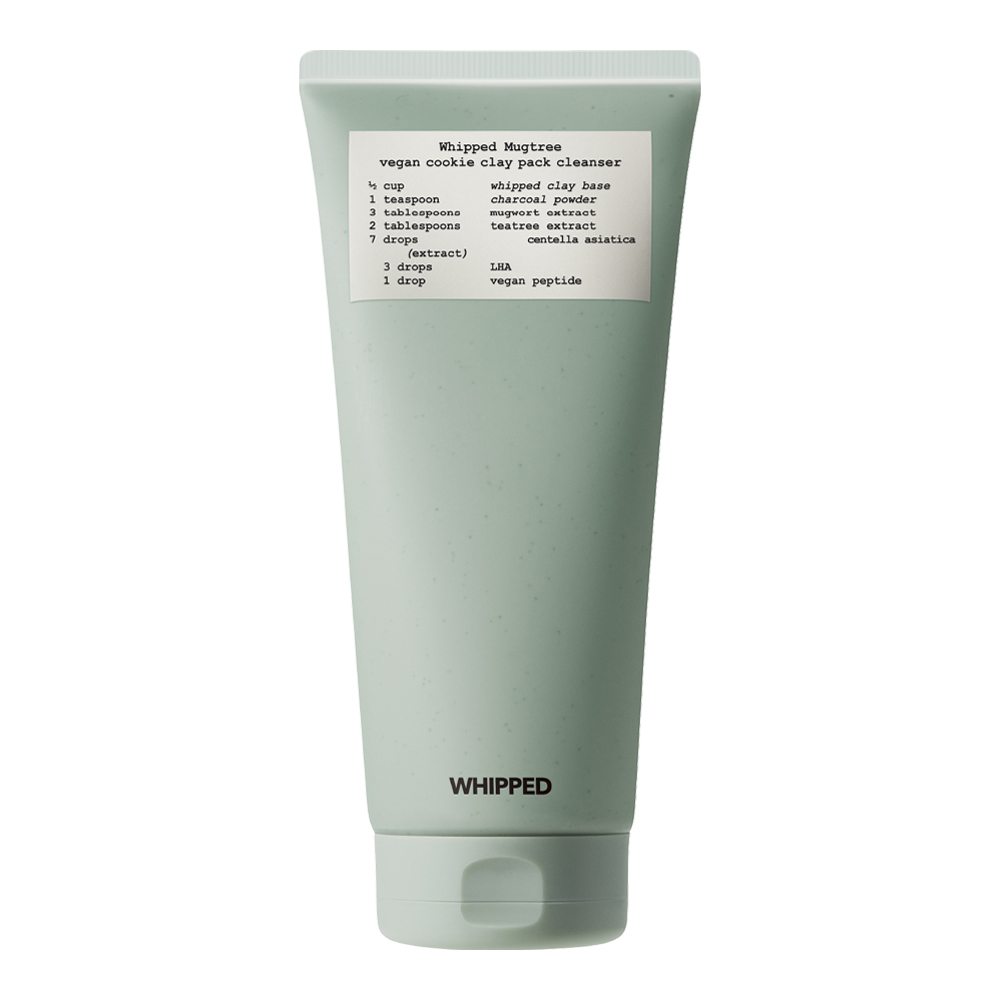 Mugwort, Teatree And Volcanic Ash Mugtree Vegan Cookie Clay Pack Cleanser
