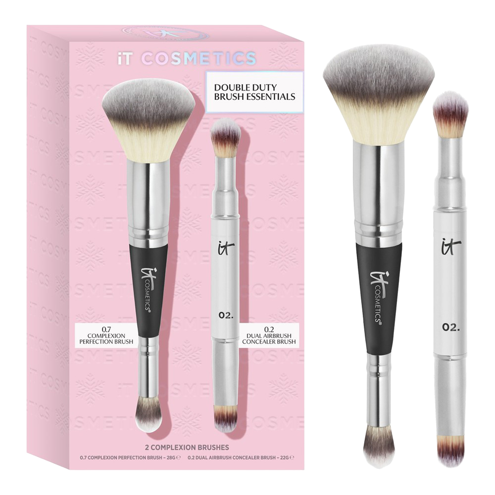 Heavenly Luxe Complexion Perfection No.7 & Dual Airbrush Concealer Brush Set (Holiday Limited Edition)