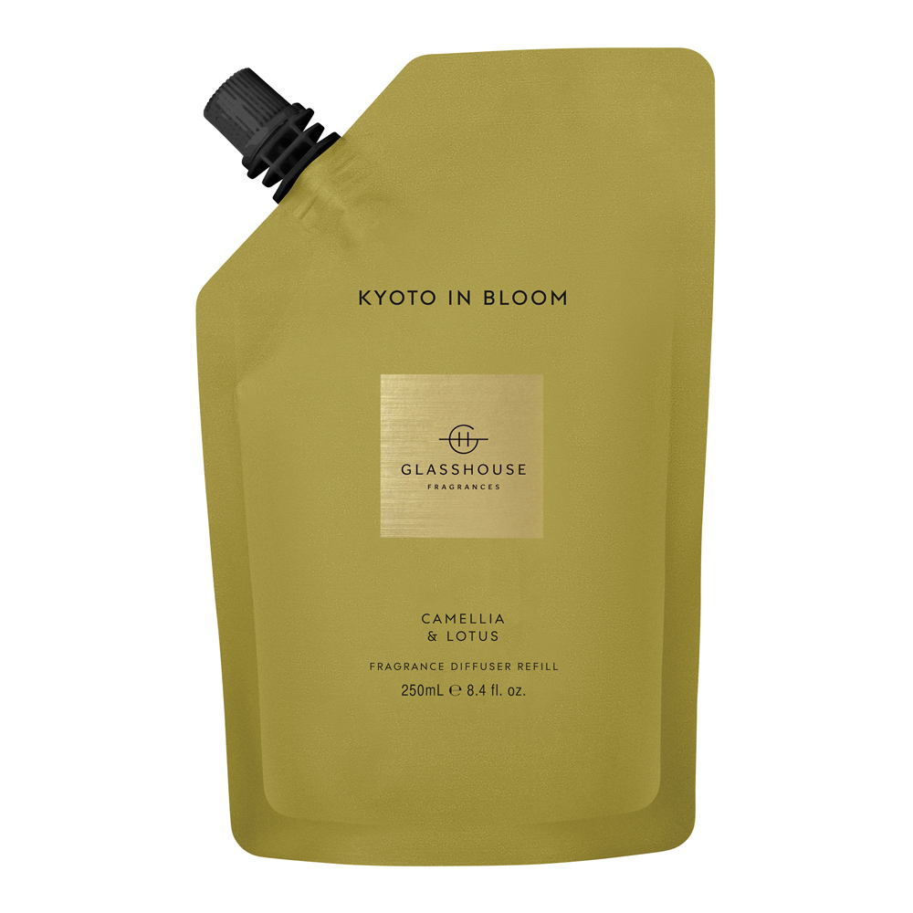 Kyoto In Bloom Camellia & Lotus Fragrance Diffuser Refill Pouch