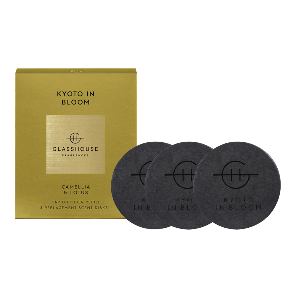 Kyoto In Bloom Camellia & Lotus Car Diffuser Refills Kit