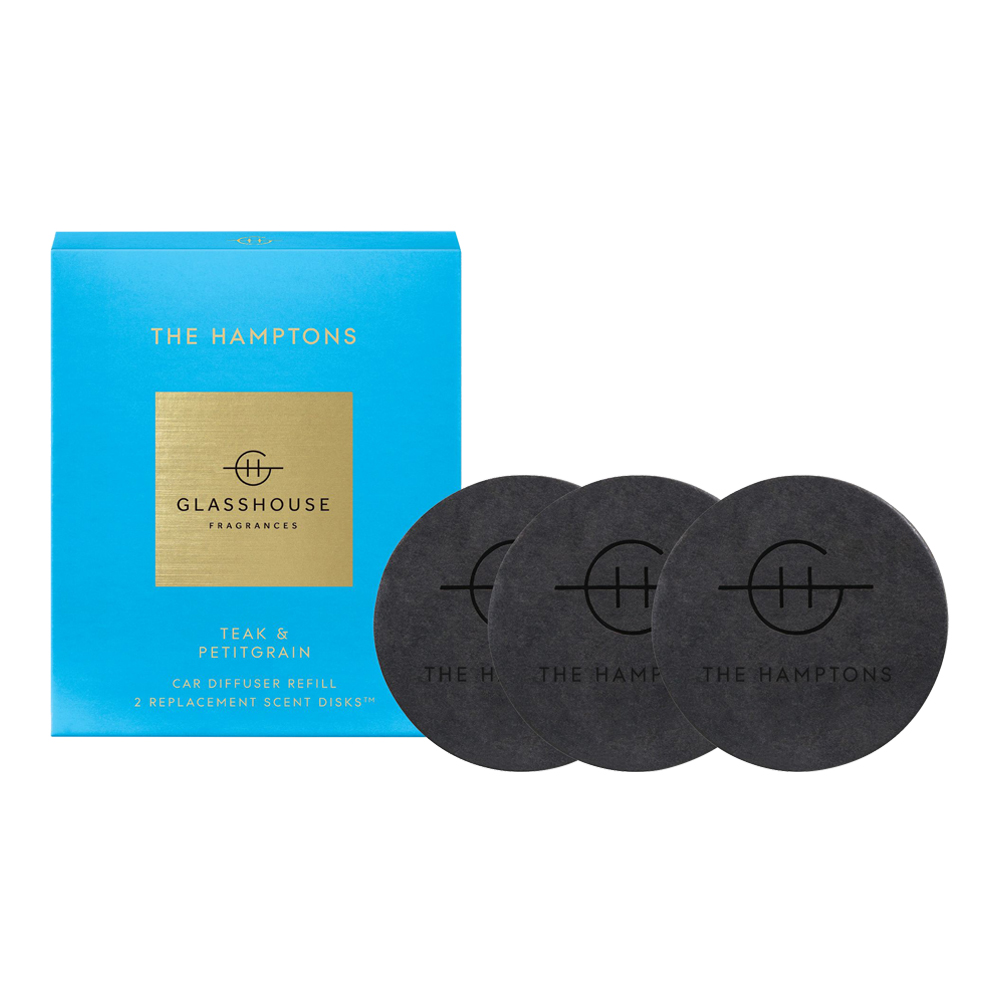 The Hamptons Teak & Petitgrain Car Diffuser Refill