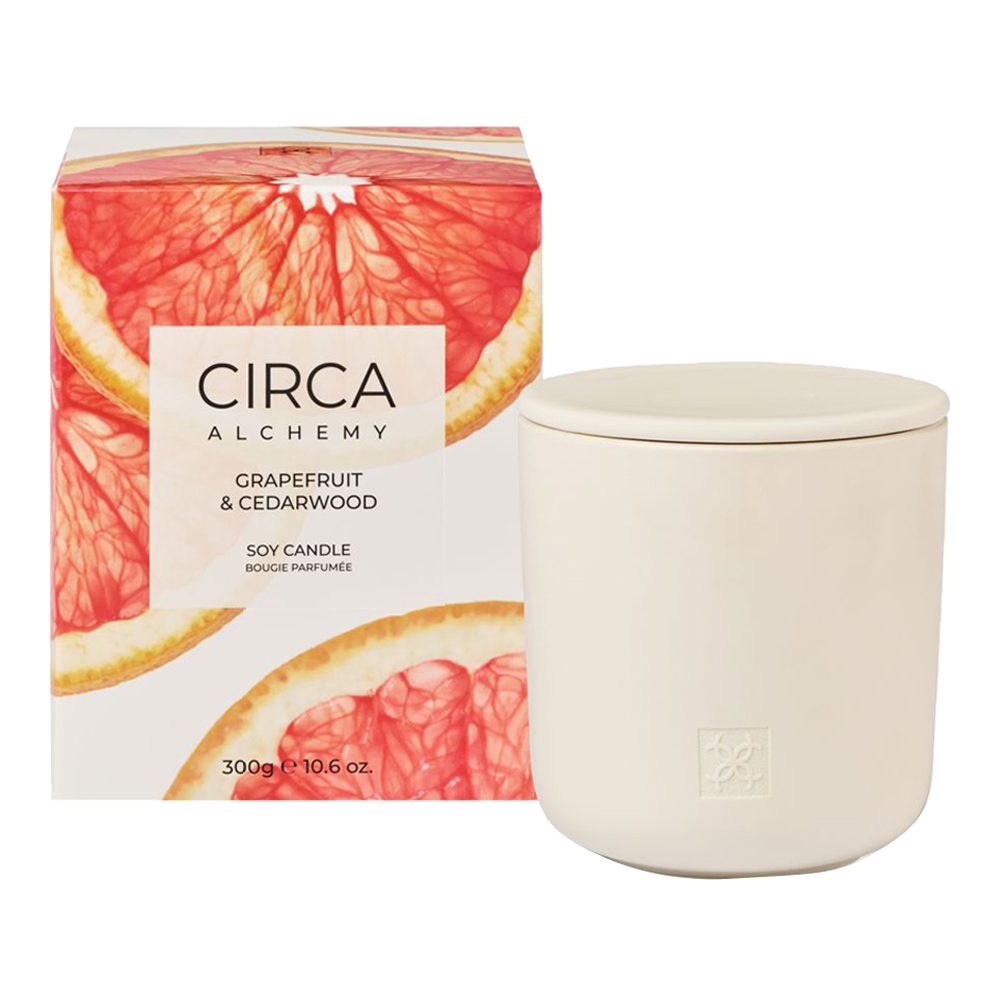 Grapefruit & Cedarwood Candle