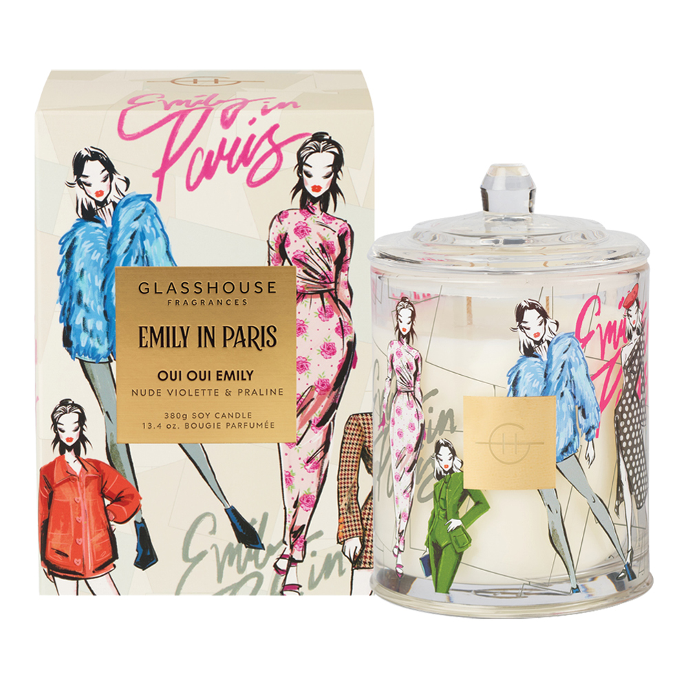 Emily In Paris X Glasshouse Fragrances Soy Candle (Limited Edition)