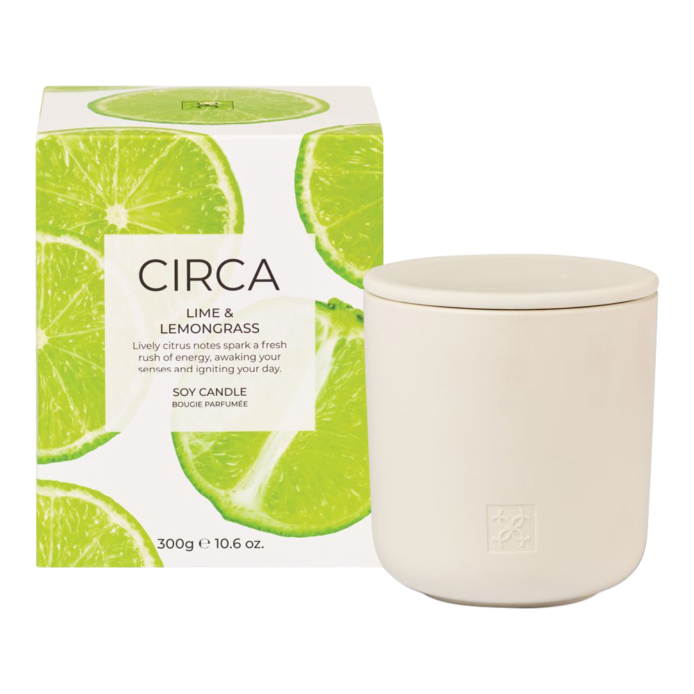 Lime & Lemongrass Soy Candle