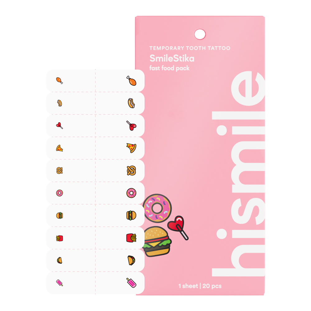 Temporary Tooth Tattoo SmileStika Fast Food Pack