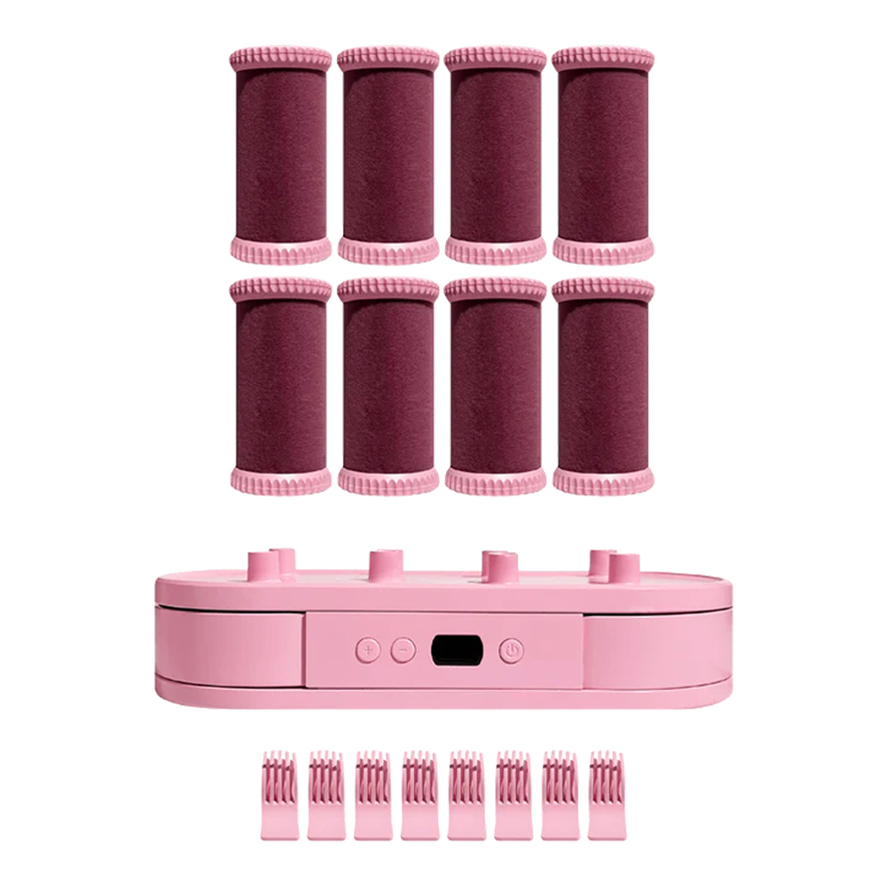 Digital Hot Rollers Pink