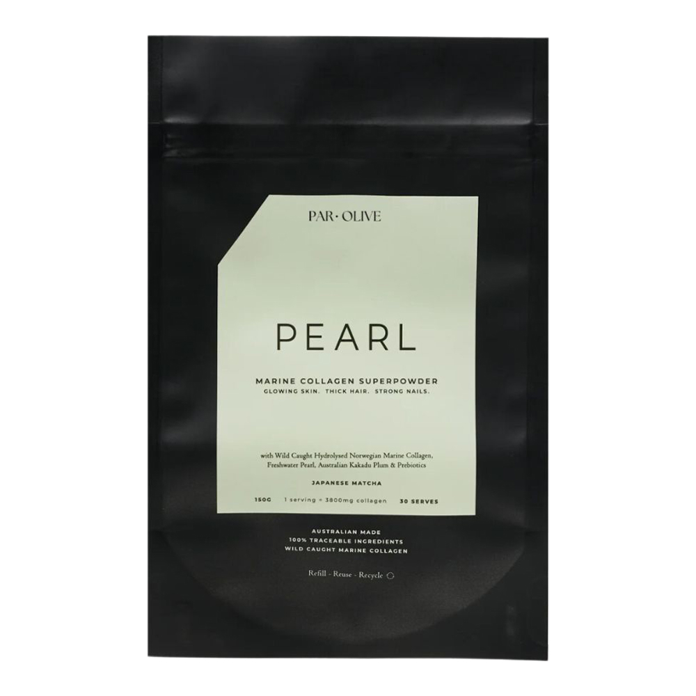 Pearl Marine Collagen Superpowder Japanese Matcha Refill